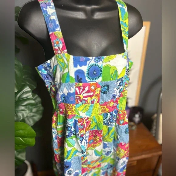 Vintage Izod Patchwork Dress - Picture 4 of 5